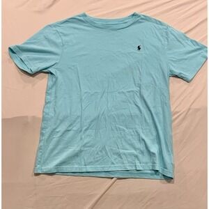 Polo Ralph Lauren Kids Crew Neck T-Shirt‎ Aqua Blue XL
